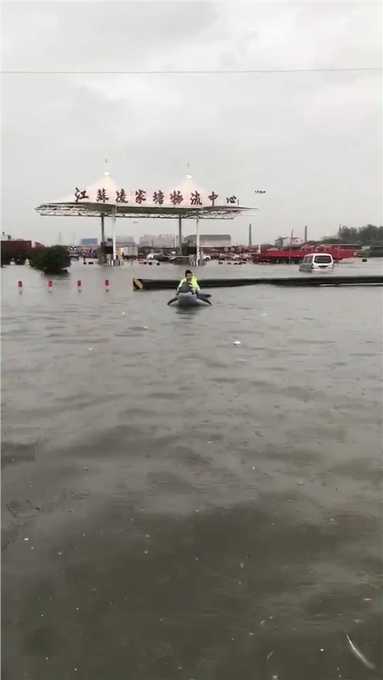 一场大雨淹没了常州，龙城变水城，救援工作积极开展中！！！11